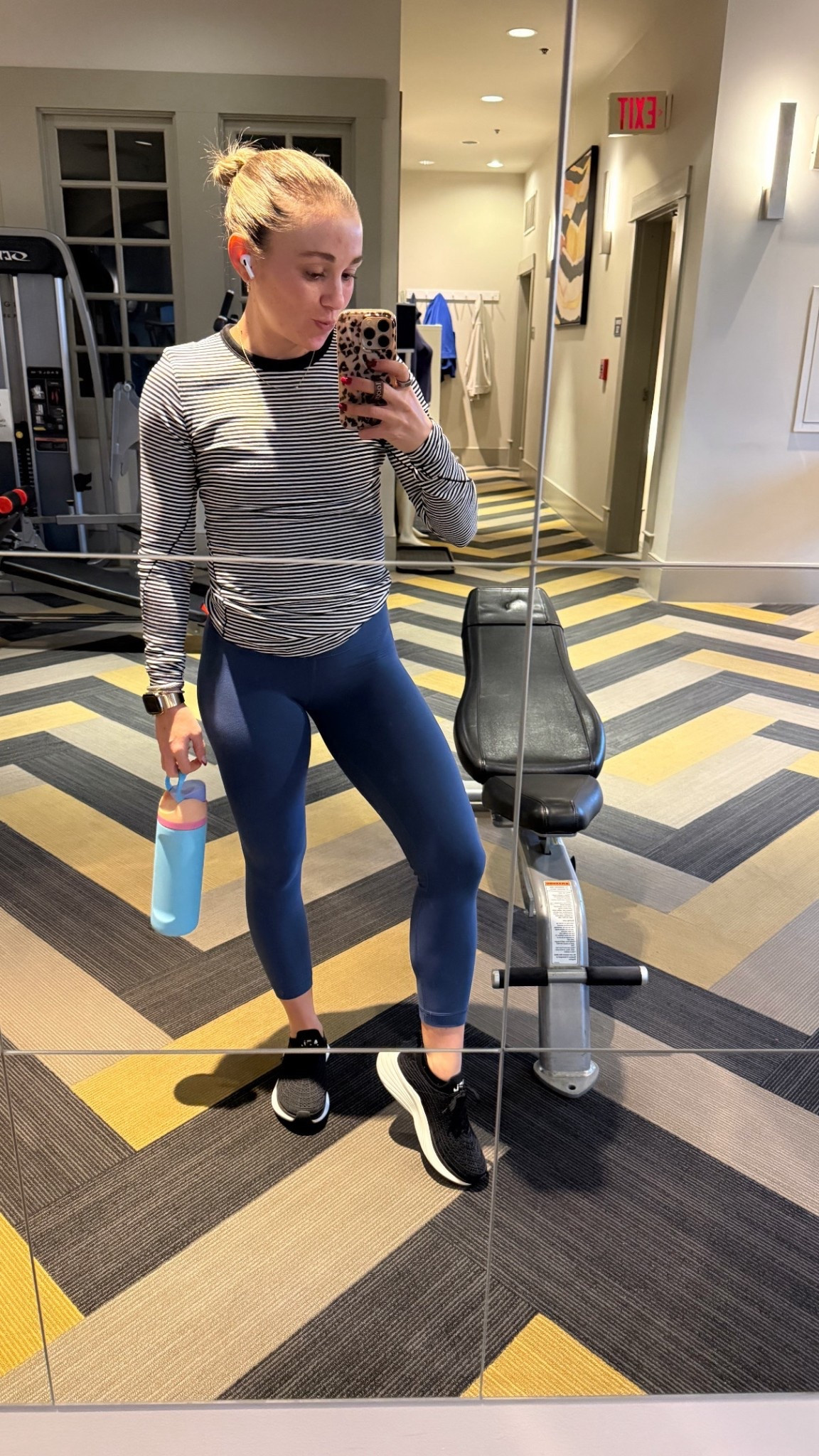 Lululemon fit! Plus APLs, expensive yes but worth it!! Good for cardio, upper lifts, everyday… more supportive so wouldn’t lift legs in them (you want flat sole to grip).

#LTKootd #LTKfitnessgoals #LTKActive