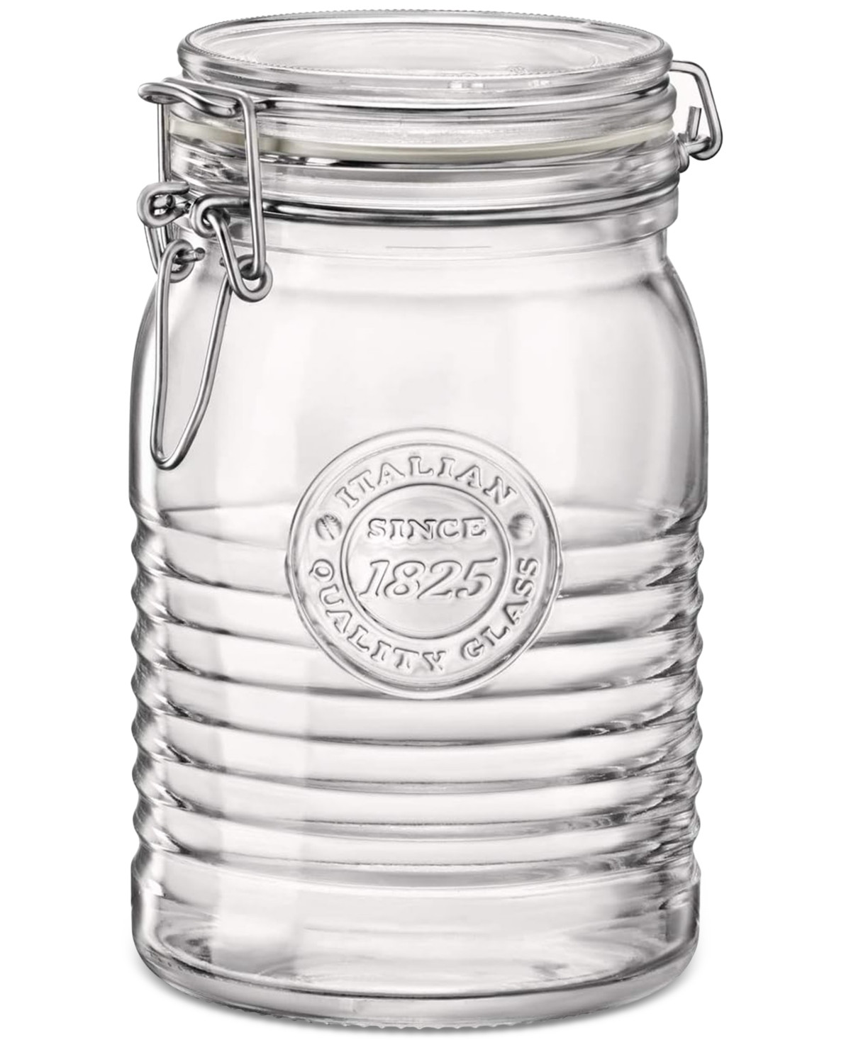 Bormioli Rocco Officina 1825 33.75-Oz. Clear Jar With Swing Top, Set of 6 - Clear | Macy's