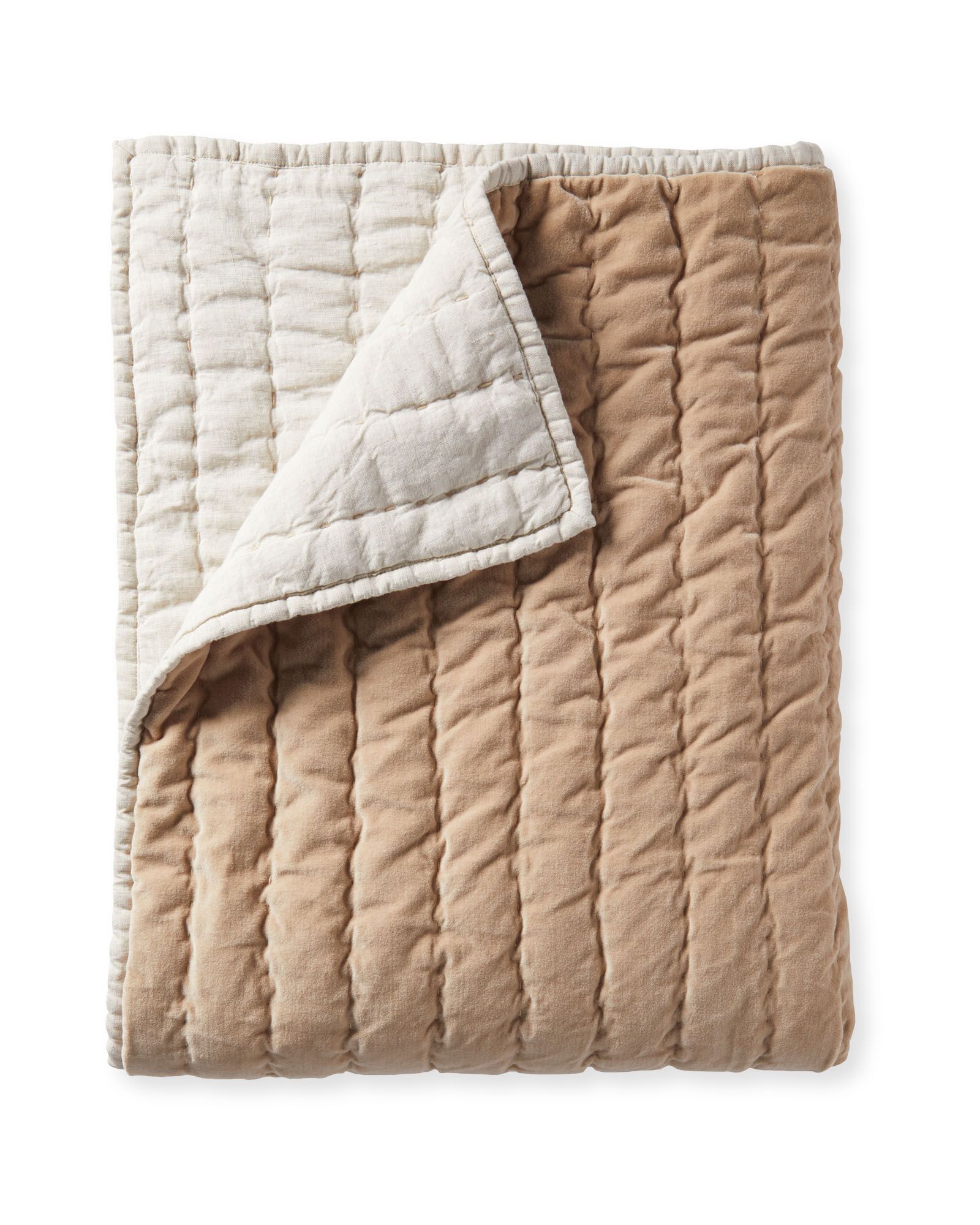 Delwood Velvet Quilt | Serena and Lily