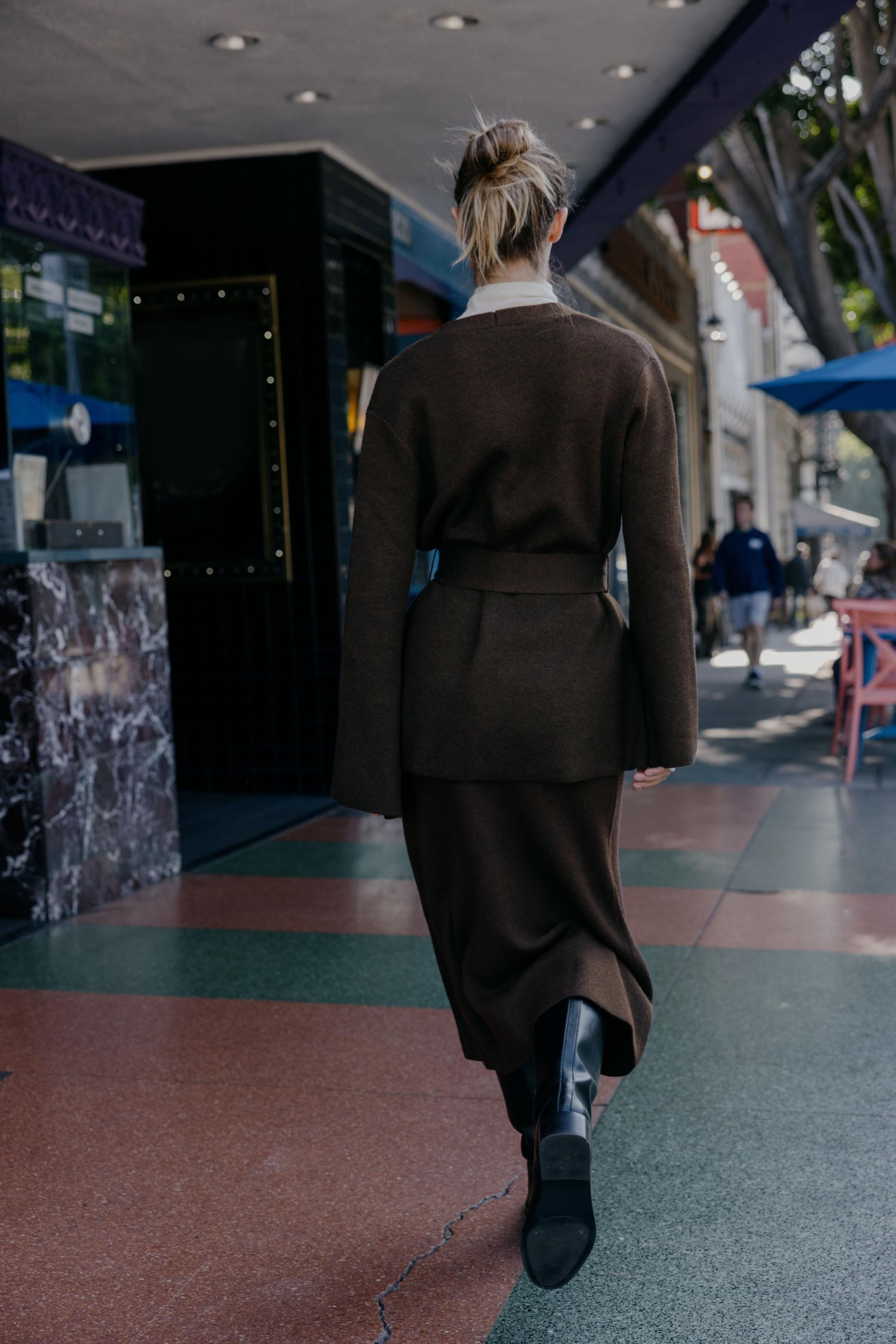 BELTED KNIT CARDIGAN | Zara US