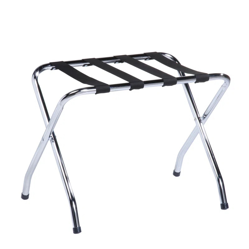 Wayfair Basics Chrome Luggage Rack | Wayfair North America