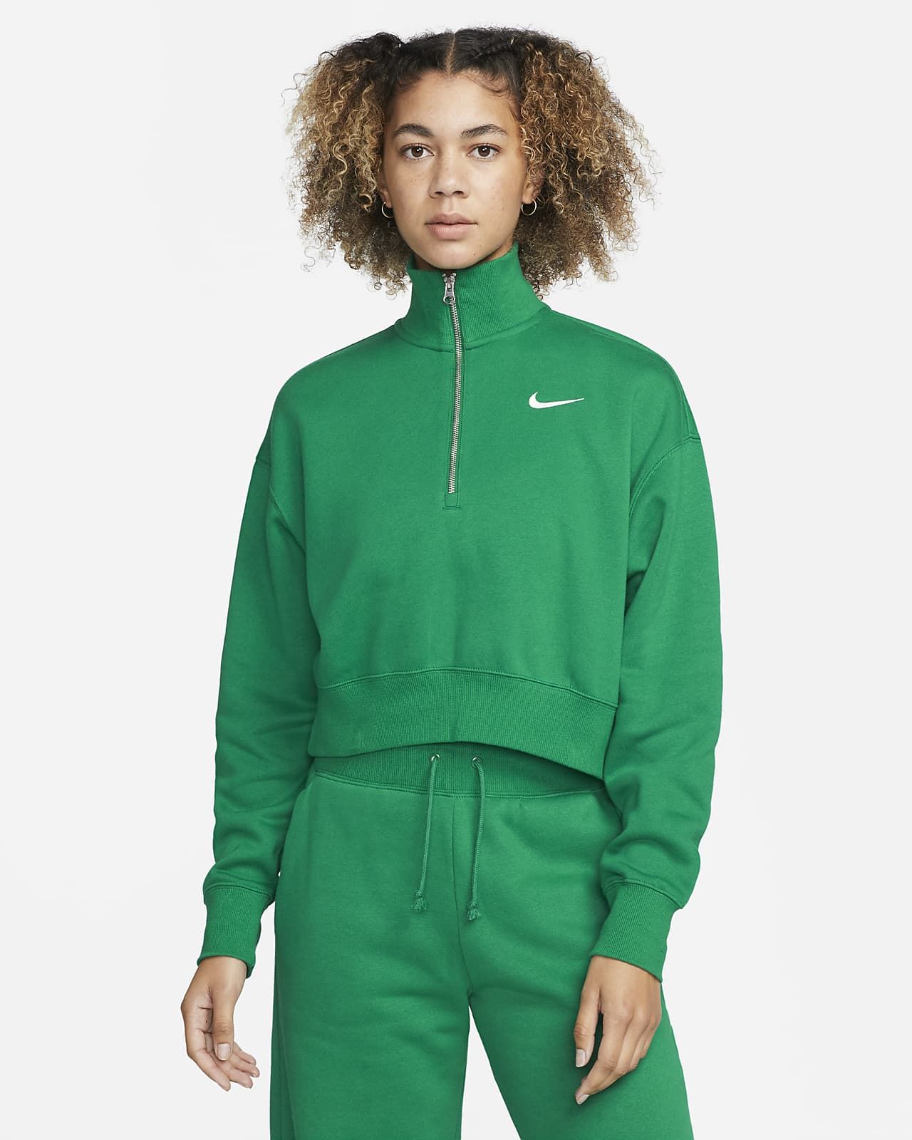 Women's Oversized 1/2-Zip Crop Sweatshirt | Nike (US)