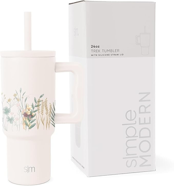 Simple Modern Disney Kids 24 oz Tumbler with Handle and Silicone Straw Lid | Spill Proof Leak Res... | Amazon (US)