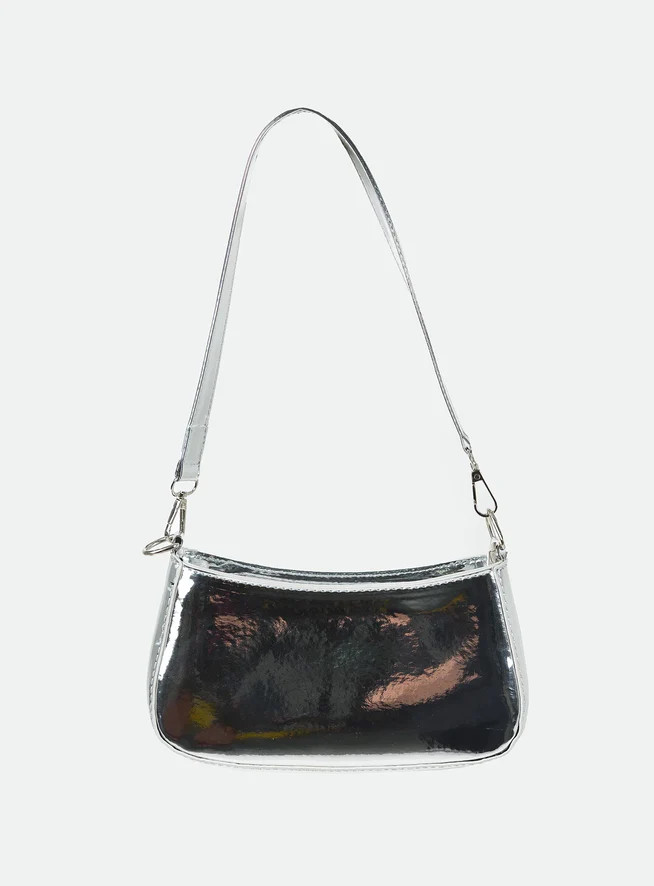 Graza Shoulder Bag Silver | Princess Polly US