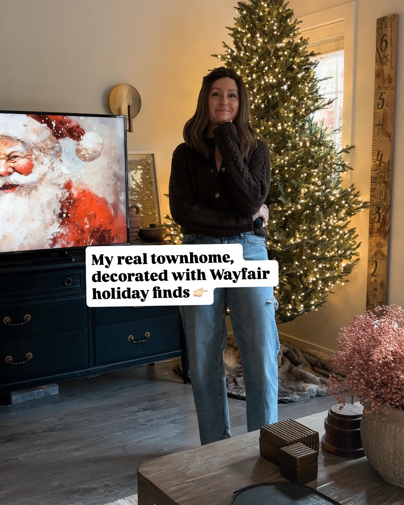 It’s a modern organic Christmas over here. 🤍 Come on in for a little christmas decor home tour: warm wood accents, cedar garlands, a layered pine wreath at the front door, woven and brass bell, a bow garland over media console, and a glowing capiz star tree topper tying the whole space together. Every corner has a small moment—the entryway, living room, tree corner, even the entryway to my home office—all in the same calm, neutral palette so it feels cozy and collected instead of cluttered. ✨

All of the Christmas decor is from Wayfair, and the best part is that I pull these same pieces out year after year. They’re the classic, modern organic christmas staples I keep reusing and restyling instead of starting from scratch every season. If you love neutral holiday decor, vintage-inspired details, and pieces you can use again and again, you can walk through the full christmas decor home tour and shop everything on kendrafoundit.com and on LTK.

#wayfairpartner #ad #wayfair @wayfair 


#LTKHome #LTKSaleAlert #LTKHoliday