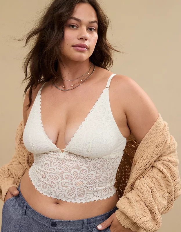 Show Off Coquette Lace Bra Top | Aerie