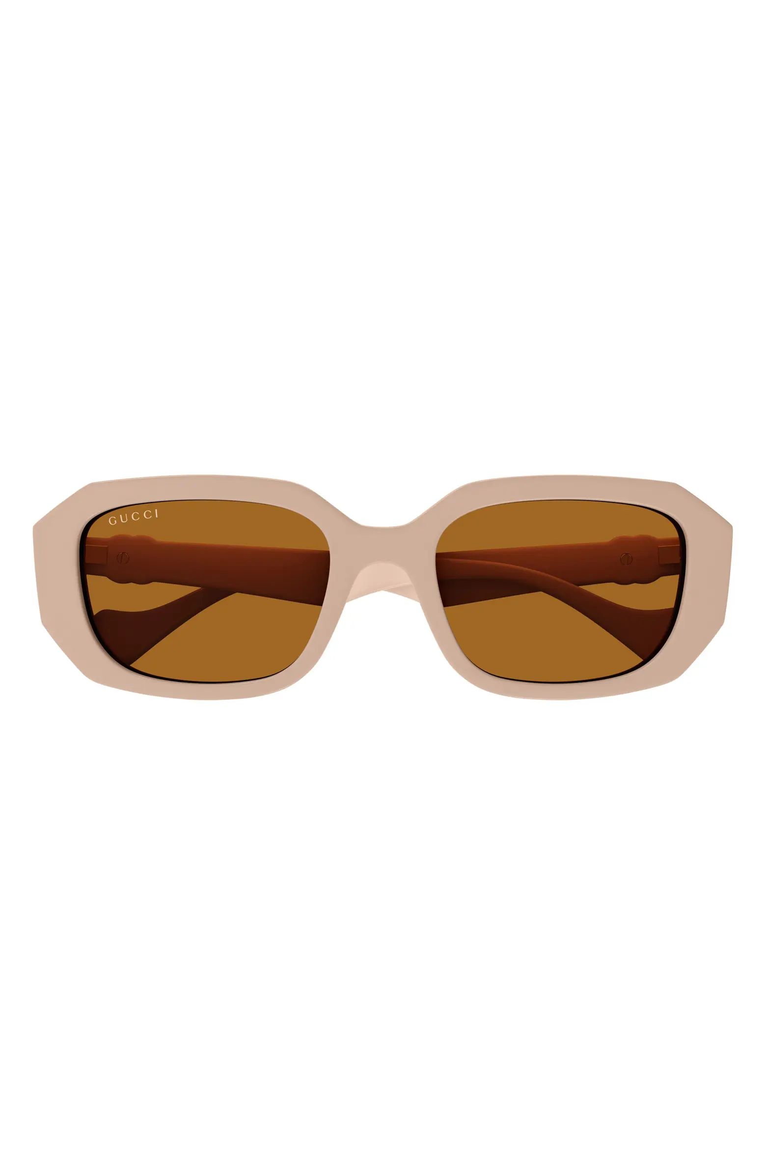 Gucci 54mm Rectangular Sunglasses | Nordstrom | Nordstrom