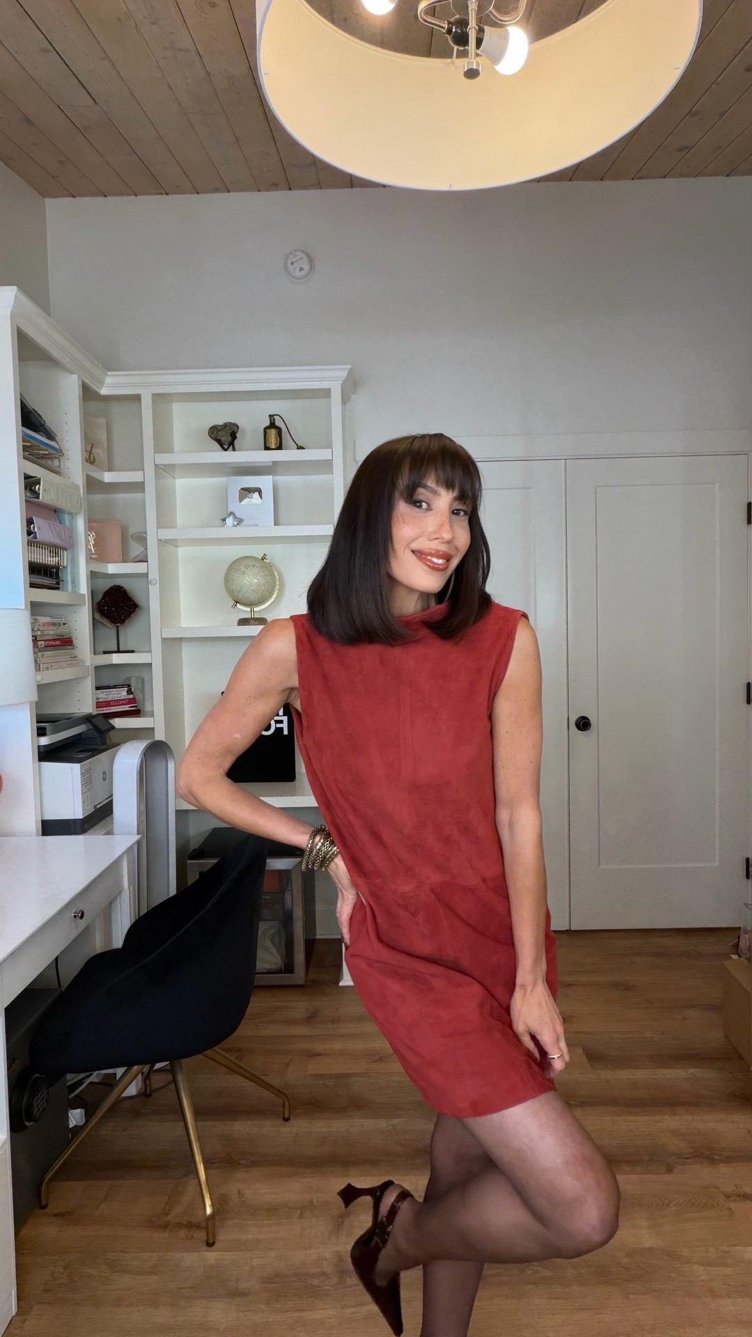 Got a few pieces from Sofia Richie’s new clothing line and this red suede dress is one of them. What do we think? Keep or return?🤔😘

#LTKSeasonal #LTKHoliday #LTKPetite