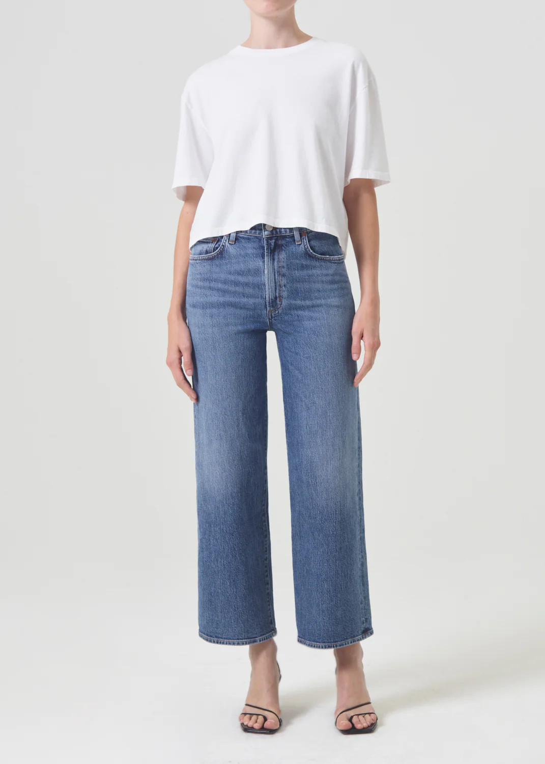 Harper Crop Jean in Moor | AGOLDE