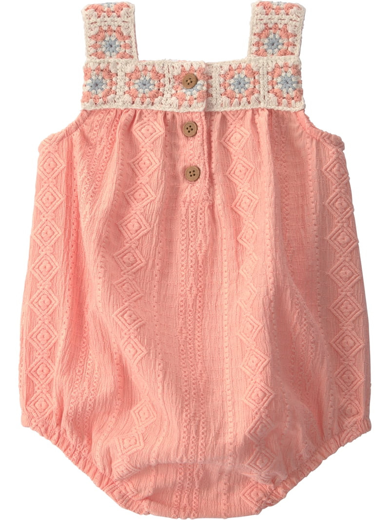 Carter's Child of Mine Baby Girl Romper Bubble, Sizes 0/3-24 Months | Walmart (US)