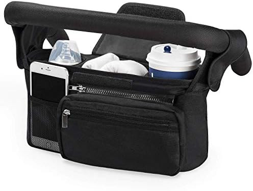 Universal Stroller Organizer with Insulated Cup Holder by Momcozy - Detachable Phone Bag & Should... | Amazon (CA)