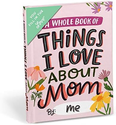 Em & Friends About Mom Book Fill in the Love Fill-in-the-Blank Book Gift Journal, 4.10 x 5.40-inc... | Amazon (US)