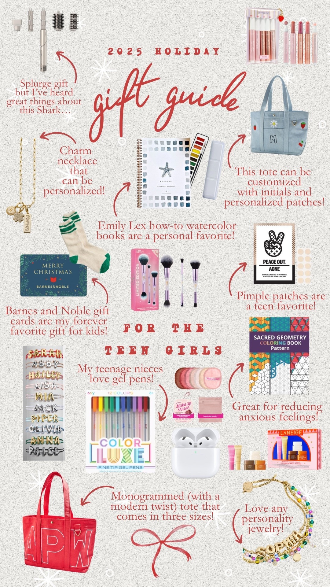Holiday Gift Guides 2025 | Teen Girls 

#LTKGiftGuide #LTKHoliday #LTKKids