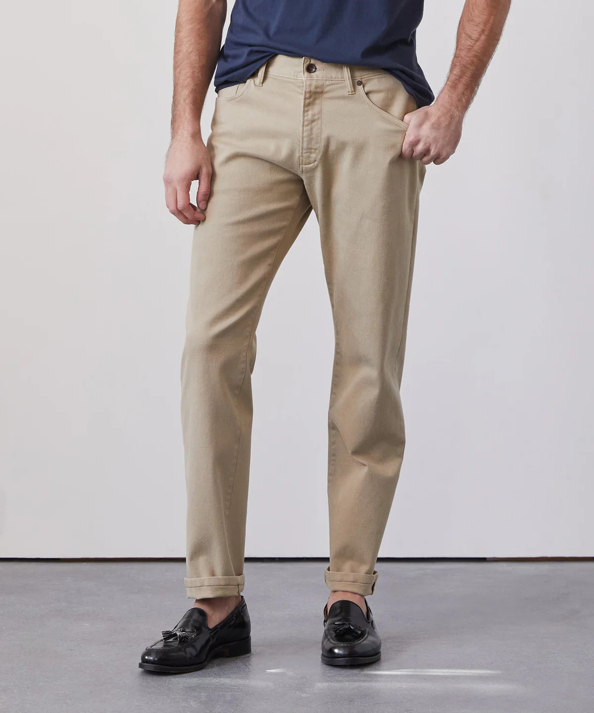 Slim Fit 5-Pocket Chino in Casual Khaki | Todd Snyder