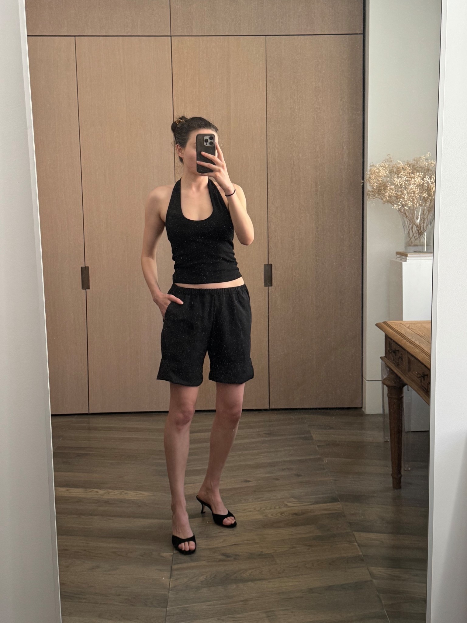 Shorts of the season once I hem a few inches (I took a small and sized up in the halter) and my favorite warm weather mules

#LTKShoeCrush #LTKSeasonal #LTKStyleTip