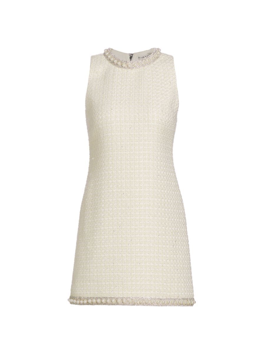 Coley Embellished Tweed Minidress | Saks Fifth Avenue