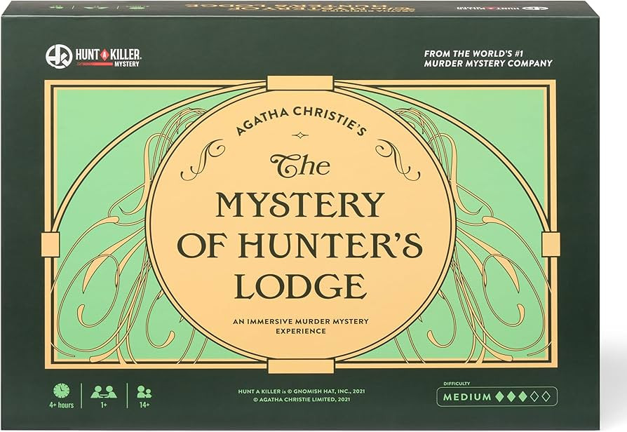 Hunt A Killer & Agatha Christie's The Mystery of Hunter's Lodge - Murder Mystery Game with Eviden... | Amazon (US)