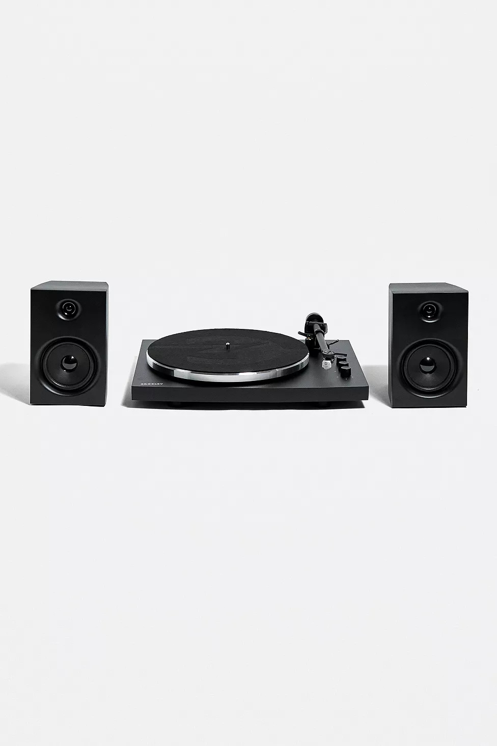 Crosley Black T150 Turntable With Speakers | Urban Outfitters (EU)
