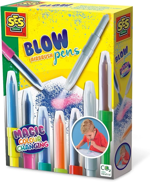 SES Creative 00283 Blow airbrush pens-Magic colour changing | Amazon (US)