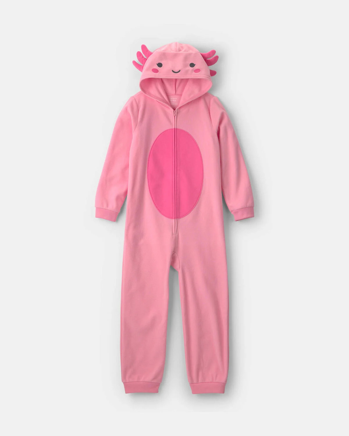 Girls 1-Piece Axolotl Halloween Fleece Pajama Costume - Pink | Carter's Inc
