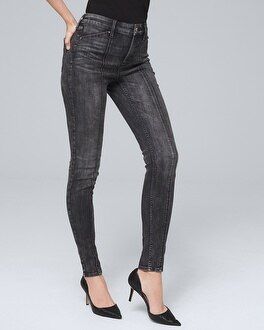 Skinny High-Rise Ankle Jeans with Front Seam Detail | White House Black Market