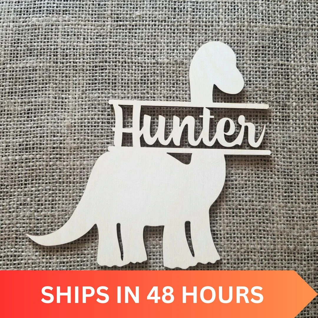Dinosaur Name Sign, Personalized Name Sign, Wood Name Sign, Nursery Name Sign, Baby Room Decor, D... | Etsy (US)