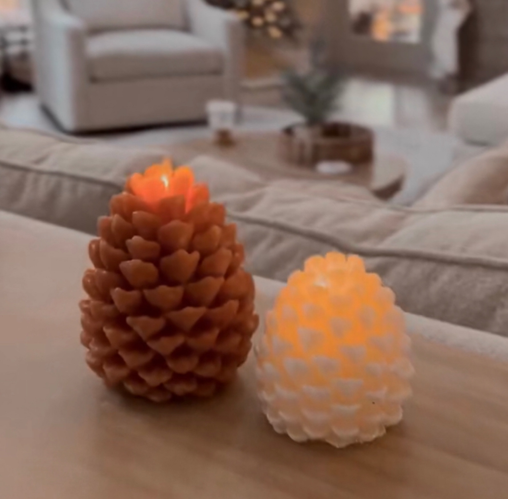 Flameless Pine Cone Candle, Fall Decor, Winter Decor, Tablescape, Thanksgiving Dinner setting

#LTKHoliday #LTKSeasonal #LTKHolidaySale