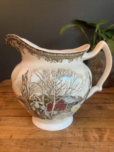 VTGJohnson Brothers England Friendly Village Sugar Maples Pitcher MINT  | eBay | eBay US