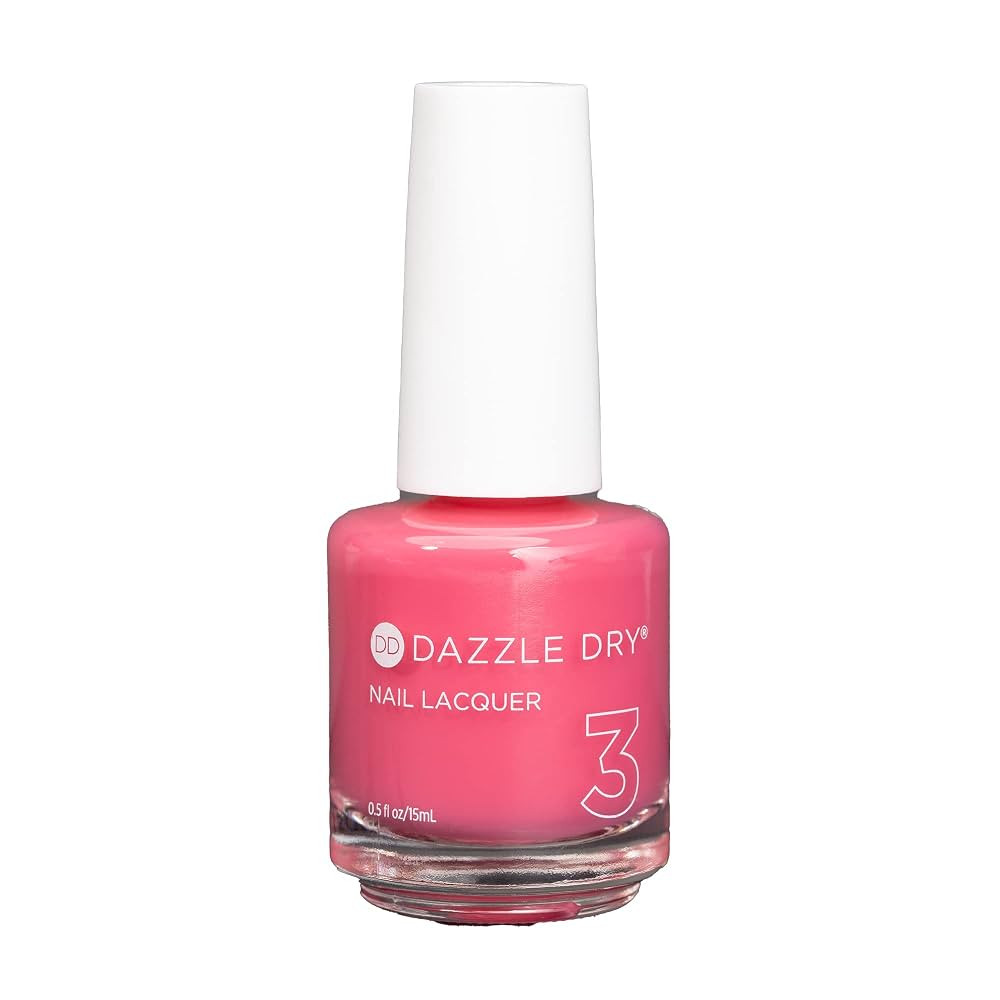 Dazzle Dry Nail Lacquer (Step 3) - Raspberry Crème - A light raspberry milkshake. Full coverage ... | Amazon (US)
