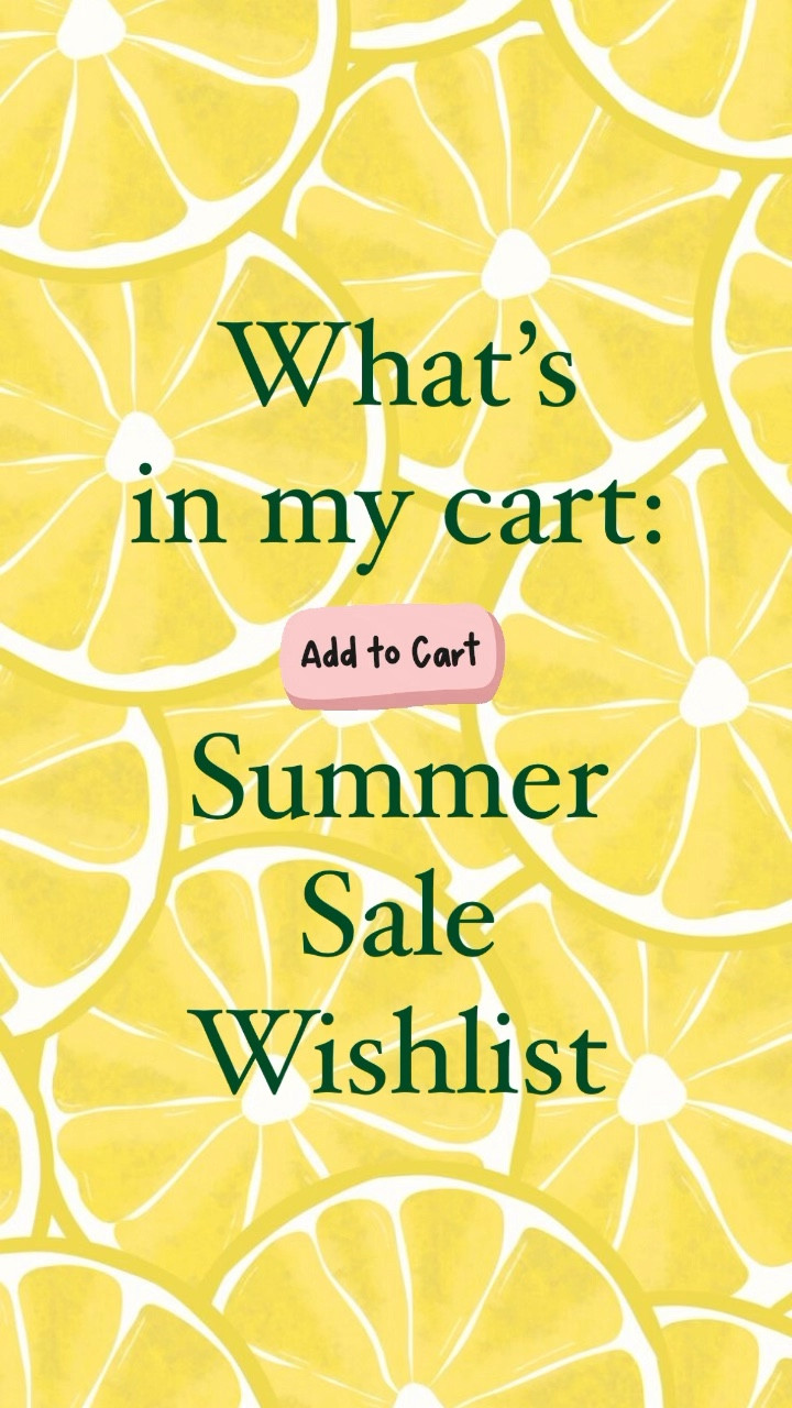 Summer sales have been so good! Here’s what’s in my cart currently 

#LTKFindsUnder100 #LTKWorkwear #LTKSeasonal