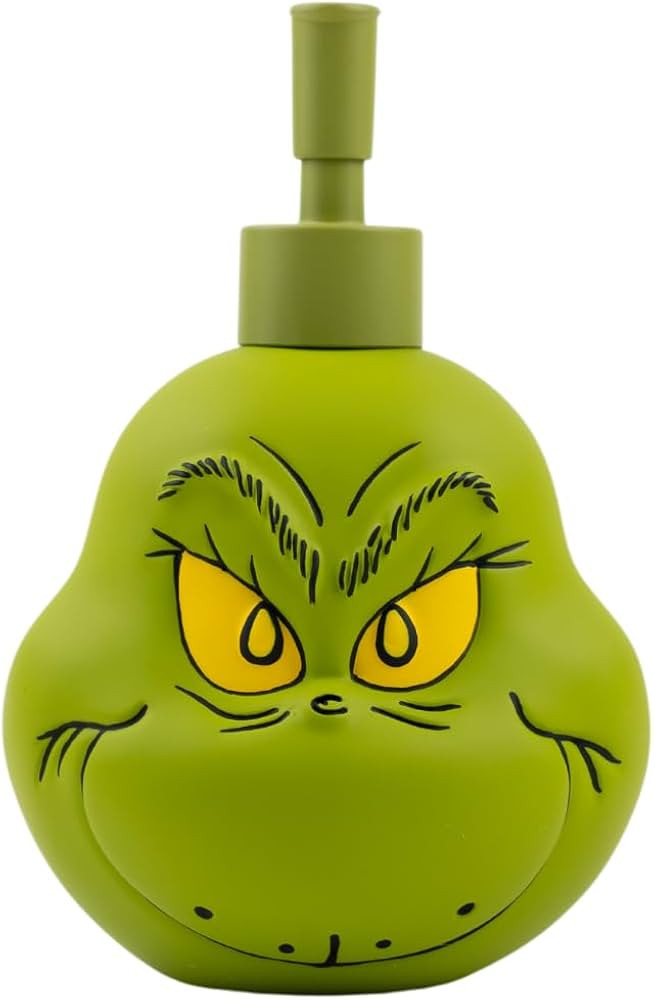 Collectibles Dr. Seuss' The Grinch Holiday Christmas Soap/Lotion/Hand Sanitizer Resin Pump Dispen... | Amazon (US)