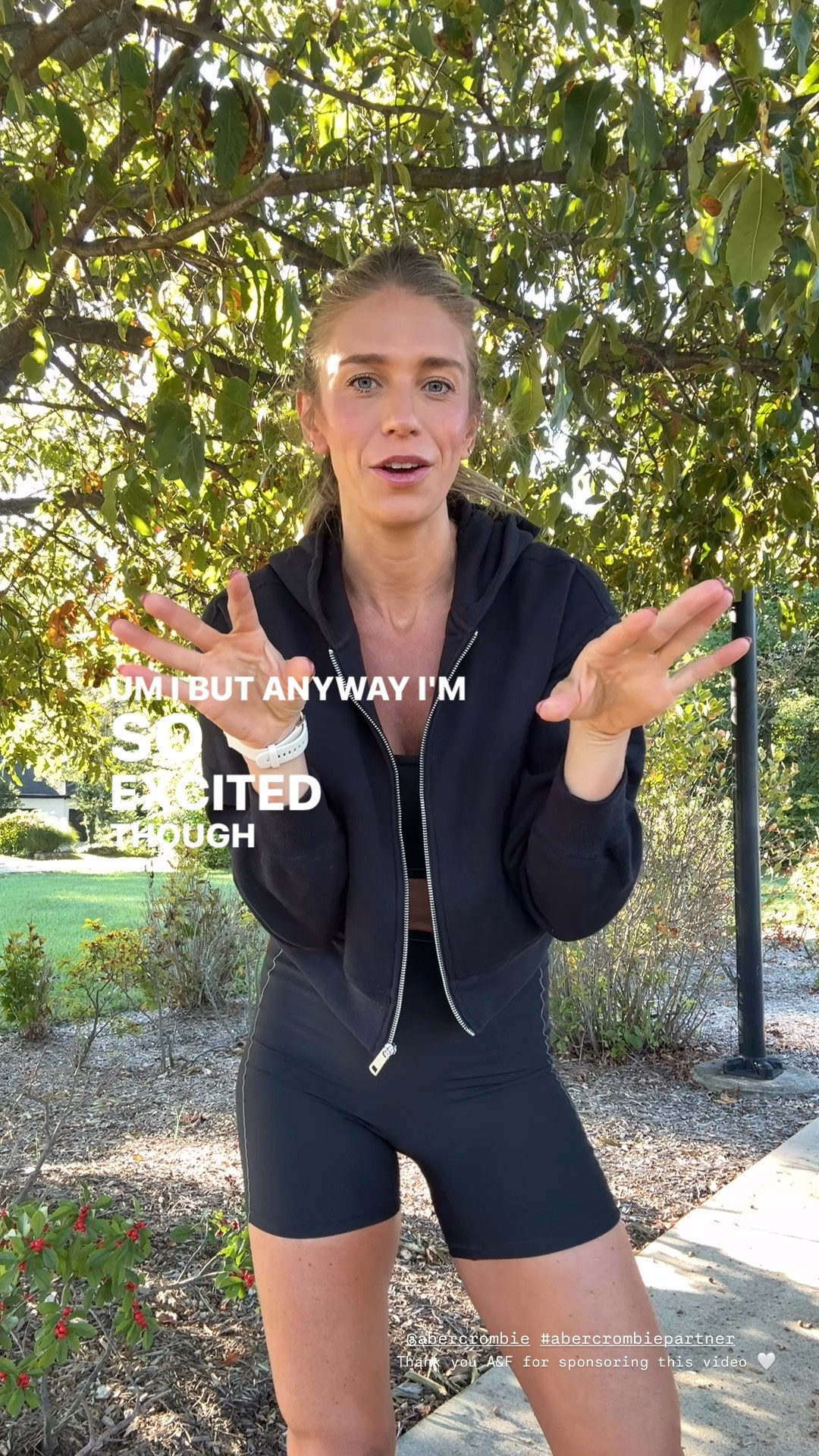#AbercrombieParnter @Abercrombie Sweaters and Sweatshirts all on sale PLUS use code AFLTK to get extra 20% off sale price.  I'm wearing my true size in everything (medium/medium long)  I love how they have different types of sweatshirts to mix and match with the different bottom styles. 

*Use code AFLTK to get an additional 20% off almost everything in stores and online at checkout from October 10, 2026 to October 11, 2026 in US/CA. Exclusions apply. See details online.