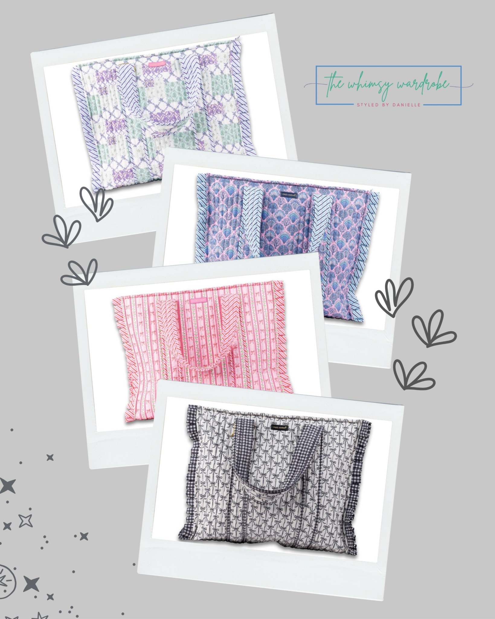 These quilted tote bags are the perfect go-to bag! 💗 They come in the best girly prints! 👏🏼 

#LTKmorningroutine #LTKTravel #LTKmomlife