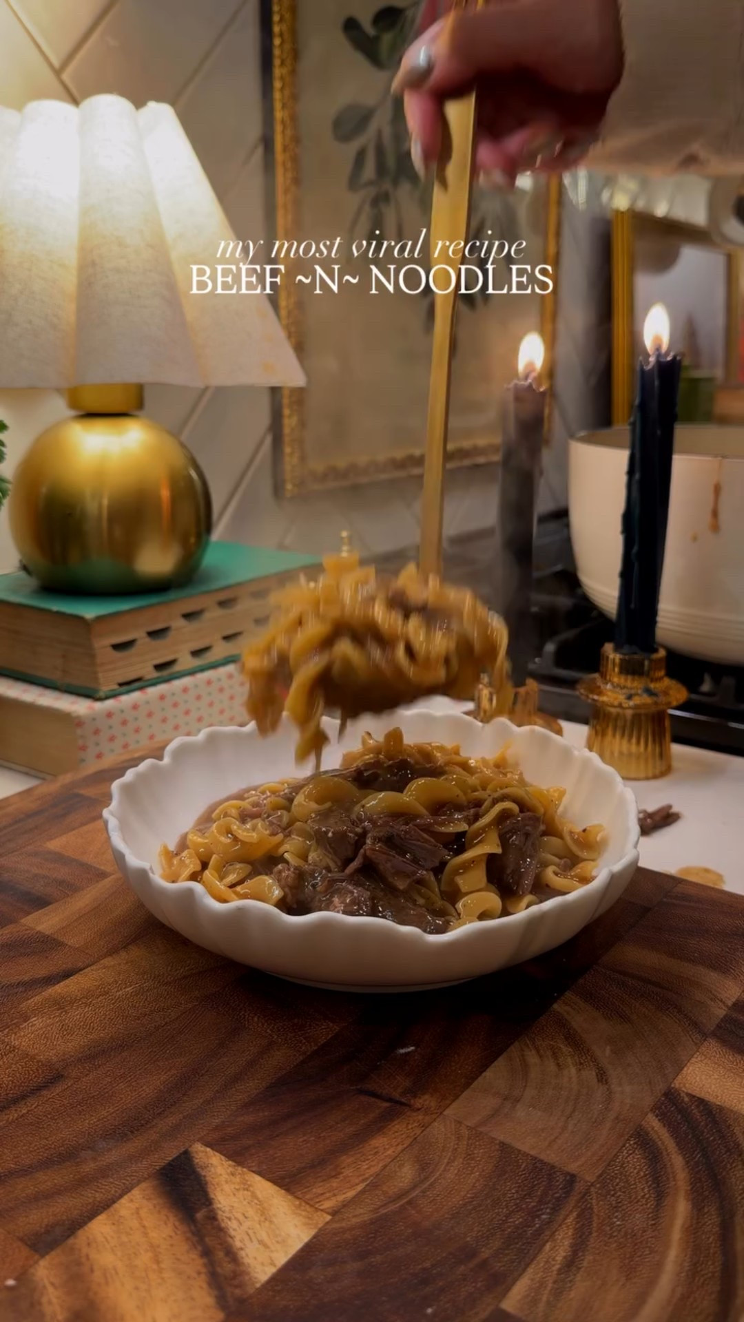 On today’s Cozy Dinner Diaries, we’re bringing back a Midwestern classic — my Beef & Noodles 🥩🍜 

Slow-simmered beef, rich gravy, and tender egg noodles… the ultimate comfort meal that never misses 🤎

Full recipe is on my blog at kbeesrecipes.com (or comment “recipe” for the direct link) ✨

#comfortfood #midwestrecipes #beefandnoodles #easyrecipes #cozyrecipes #fallrecipes #dinnerrecipes #homemaderecipes