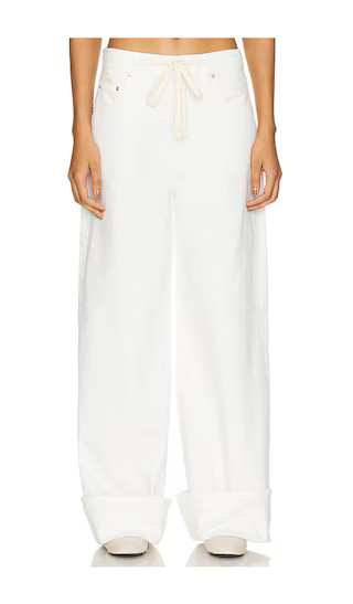 x Maggie MacDonald Lucia Drawstring Baggy Wide Leg in Arroyo | Revolve Clothing (Global)