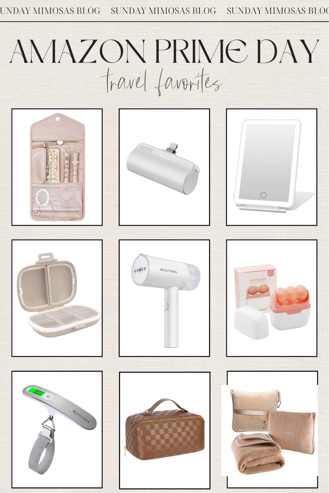 Amazon Prime Day 2023 🛒 

Sharing top-rated Amazon travel must haves ✈️☀️ Amazon Prime, Amazon prime day deals, travel jewelry organizer, travel ice roller, Amazon travel finds, Amazon travel essentials, luggage scale, pull organizer, Amazon travel mirror, portable mirror, Amazon prime deals, Amazon prime day, Amazon deals, Amazon sale, Prime day #amazontravel #amazontravelmusthaves #primedaytravel #amazonprimedaytravel

#LTKxPrimeDay #LTKtravel #LTKFind