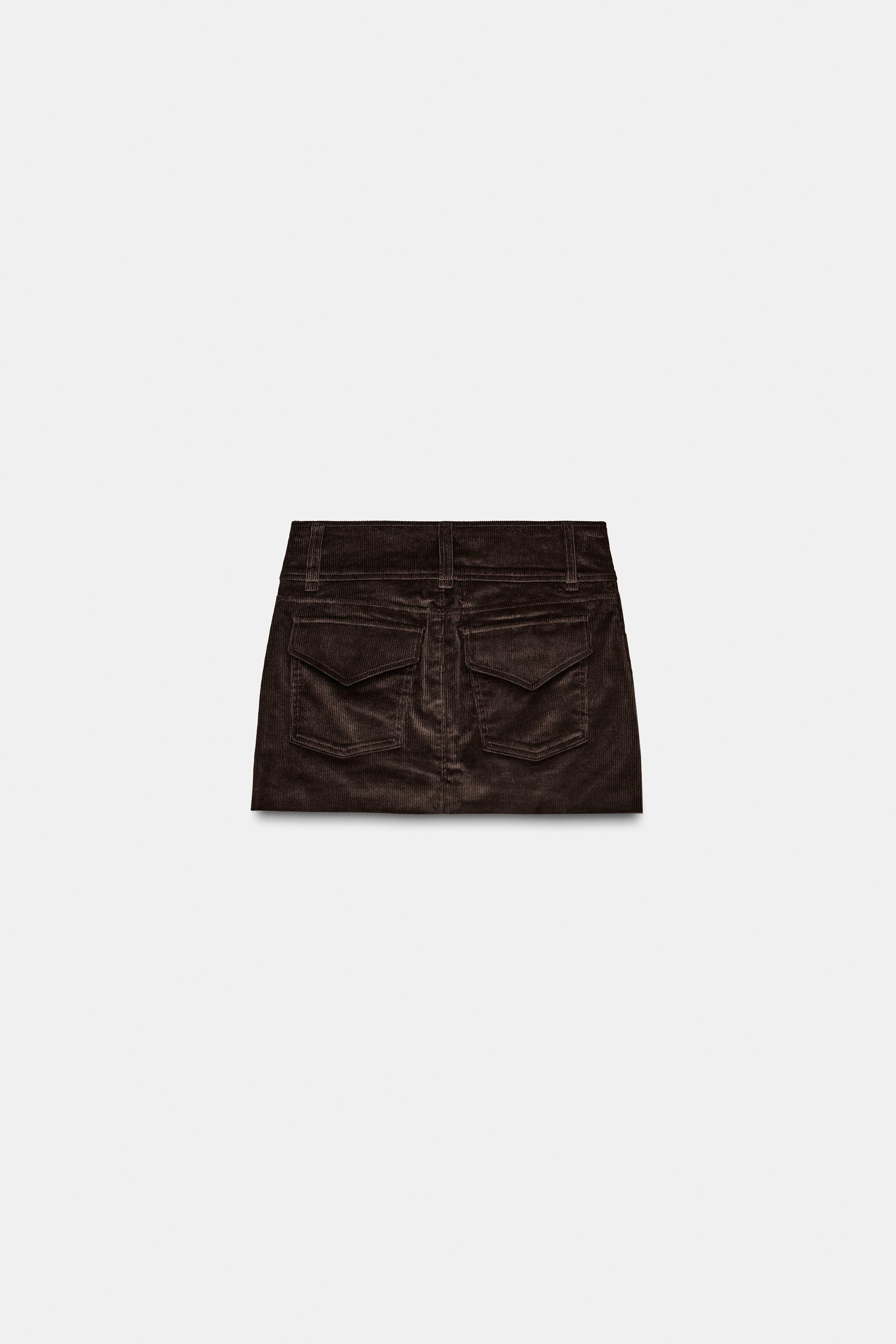 CORDUROY MINI SKIRT | Zara UK