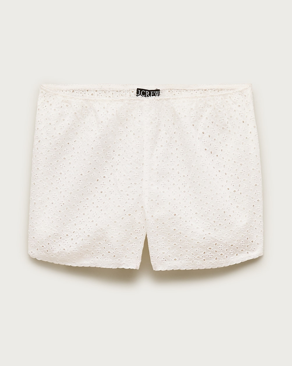 Cotton voile eyelet beach short | J. Crew US