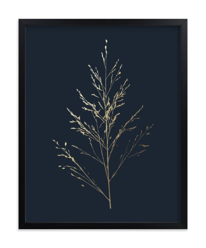 "Wild grass" - [non-custom] Foil-pressed Art Print by LemonBirch Design. | Minted