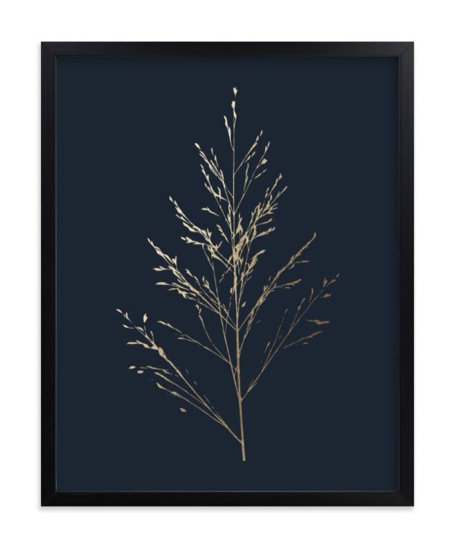 "Wild grass" - [non-custom] Foil-pressed Art Print by LemonBirch Design. | Minted