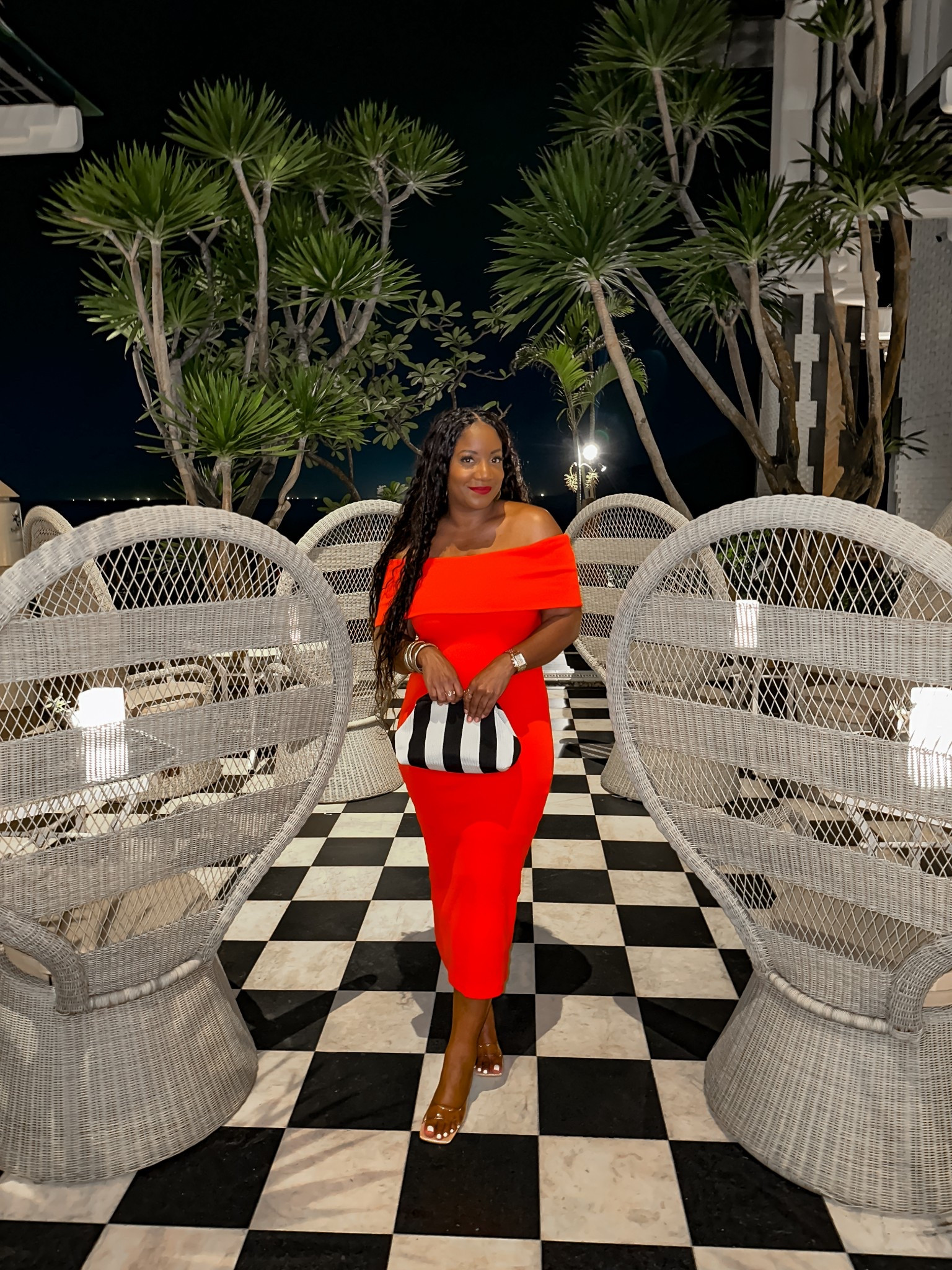 This red dress paired with this red lip was a favorite look for a dinner out in Vietnam! Wearing size L!  fitted dress / Amazon fashion / travel outfit / vacation outfit / midi dress / dresses with sleeves / Amazon casual wear / summer dress / travel look / summer outfit / off shoulder dress / Amazon the drop / red dress 

#LTKFindsUnder100 #LTKMidsize #LTKStyleTip