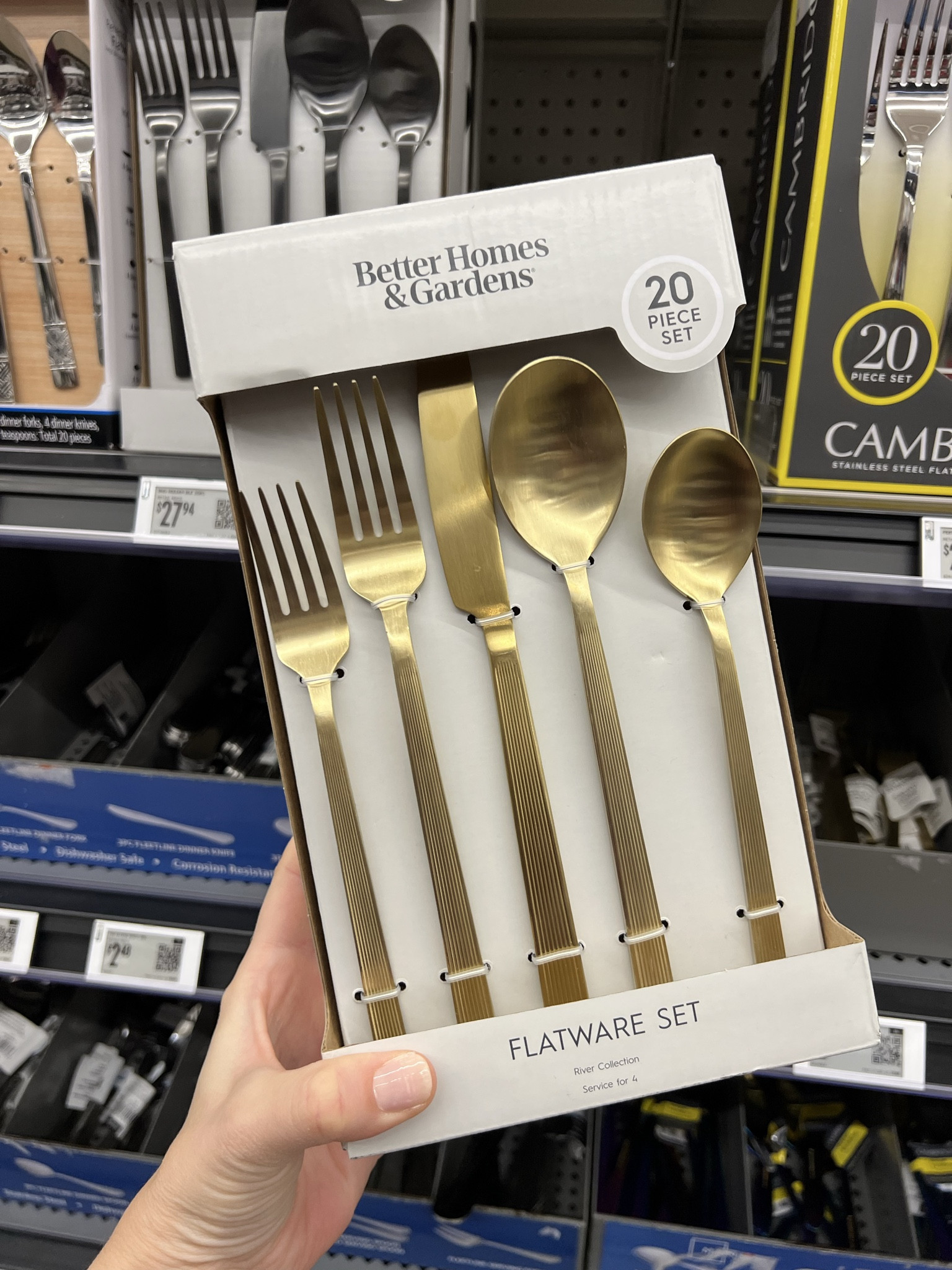 I got this flatware for Thanksgiving and I have zero regrets. It’s been through the dishwasher and looks great! I’ve never purchased silverware in my life, when I moved out at 18 I took whatever thrift store silverware my mom had in her basement and been using that ever since! 😆❤️

#LTKHoliday #LTKHome #LTKFindsUnder50