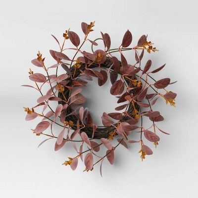 Mini Eucalyptus Wreath Purple - Threshold™ | Target