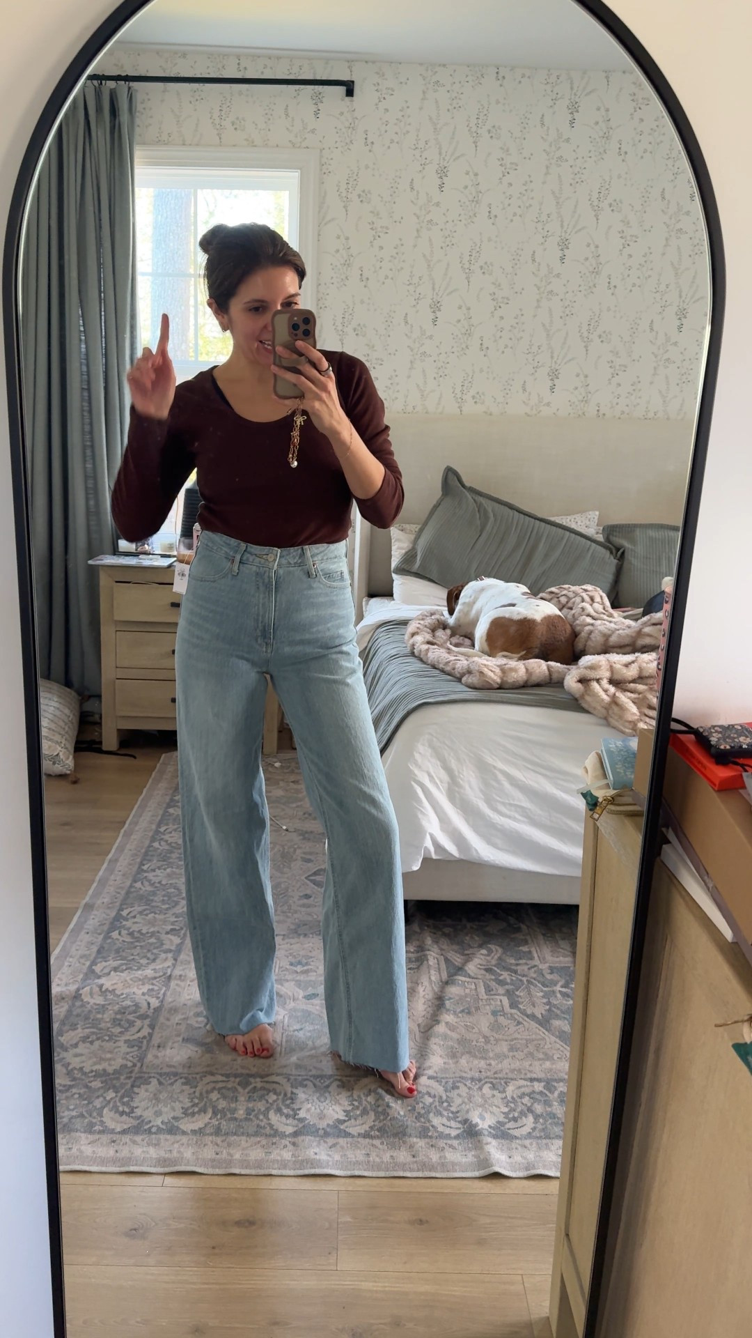 40% off my favorite @oldnavy jeans!! Just got a new lighter wash. In a size 2 tall length. I’m 5’7”. If in between, size down. 

#LTKOver40 #LTKTall #LTKSaleAlert