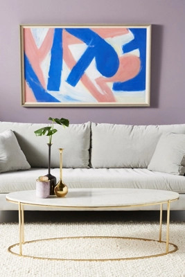 Leavenworth Oval Marble Coffee Table | Anthropologie (US)