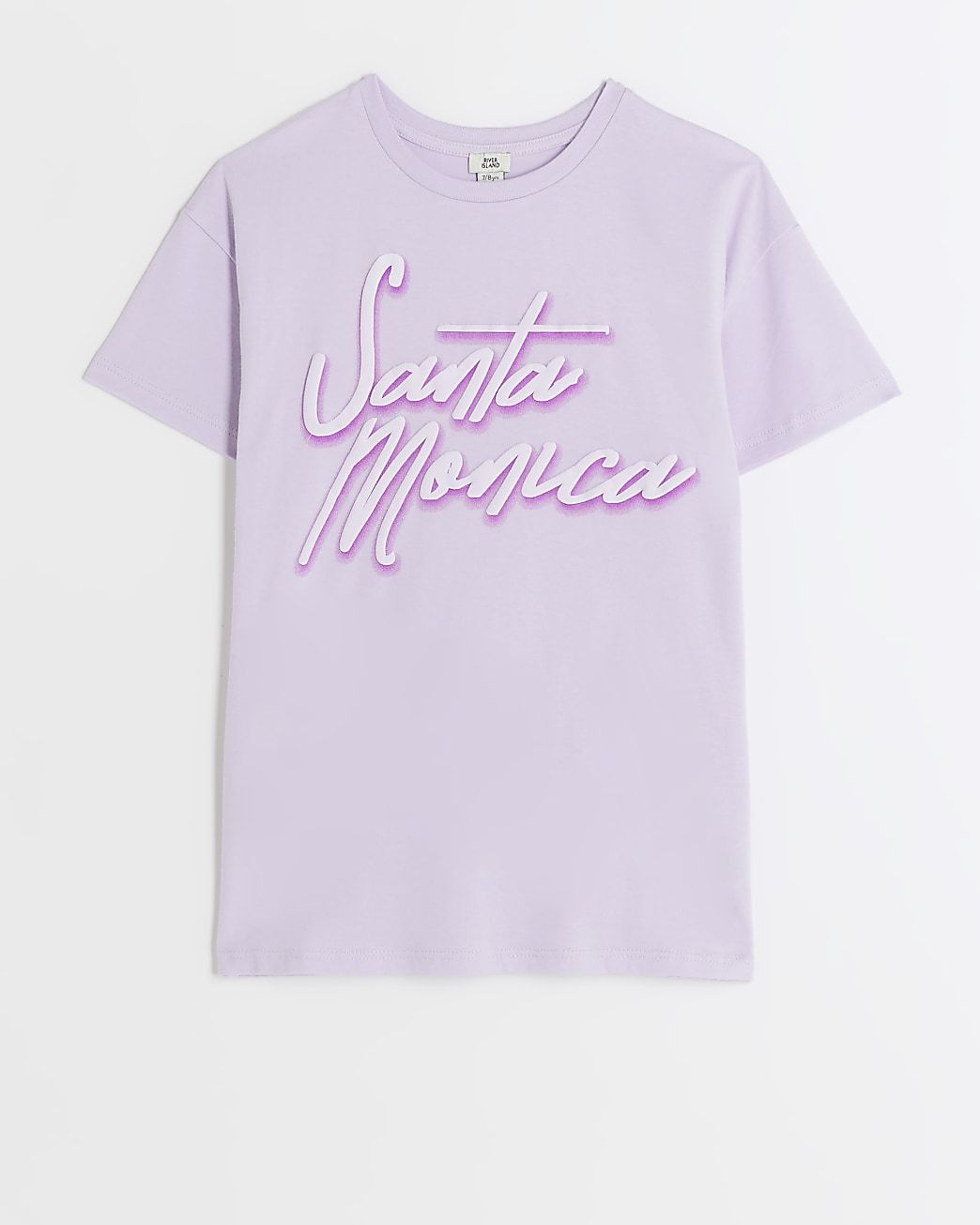 Girls purple graphic print t-shirt | River Island (UK & IE)