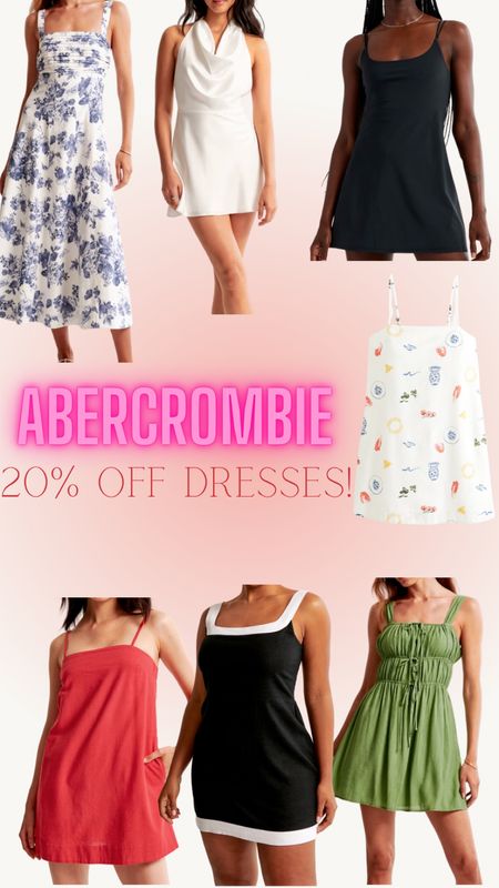 Abercrombie 20% off dresses

#LTKFindsUnder100 #LTKStyleTip #LTKSaleAlert