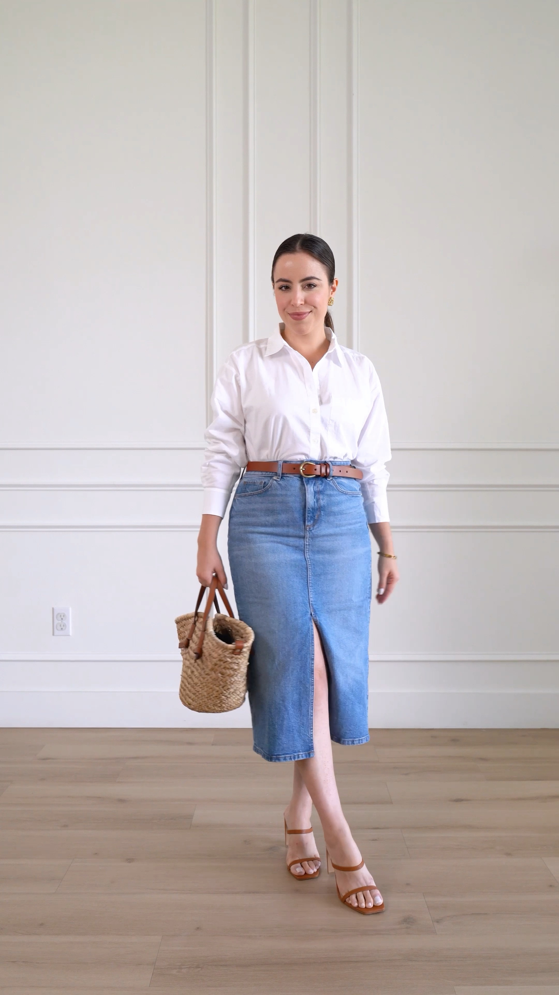 5 Ways to Style a Denim Midi Skirt! Love the denim skirt trend and you can dress it up or down with different tops and accessories. White shirt, striped twin set, denim shirt, polo knit and knit vest can all completely change your look. Everything is 25% off and extra 20% off



#LTKFind #LTKstyletip #LTKsalealert