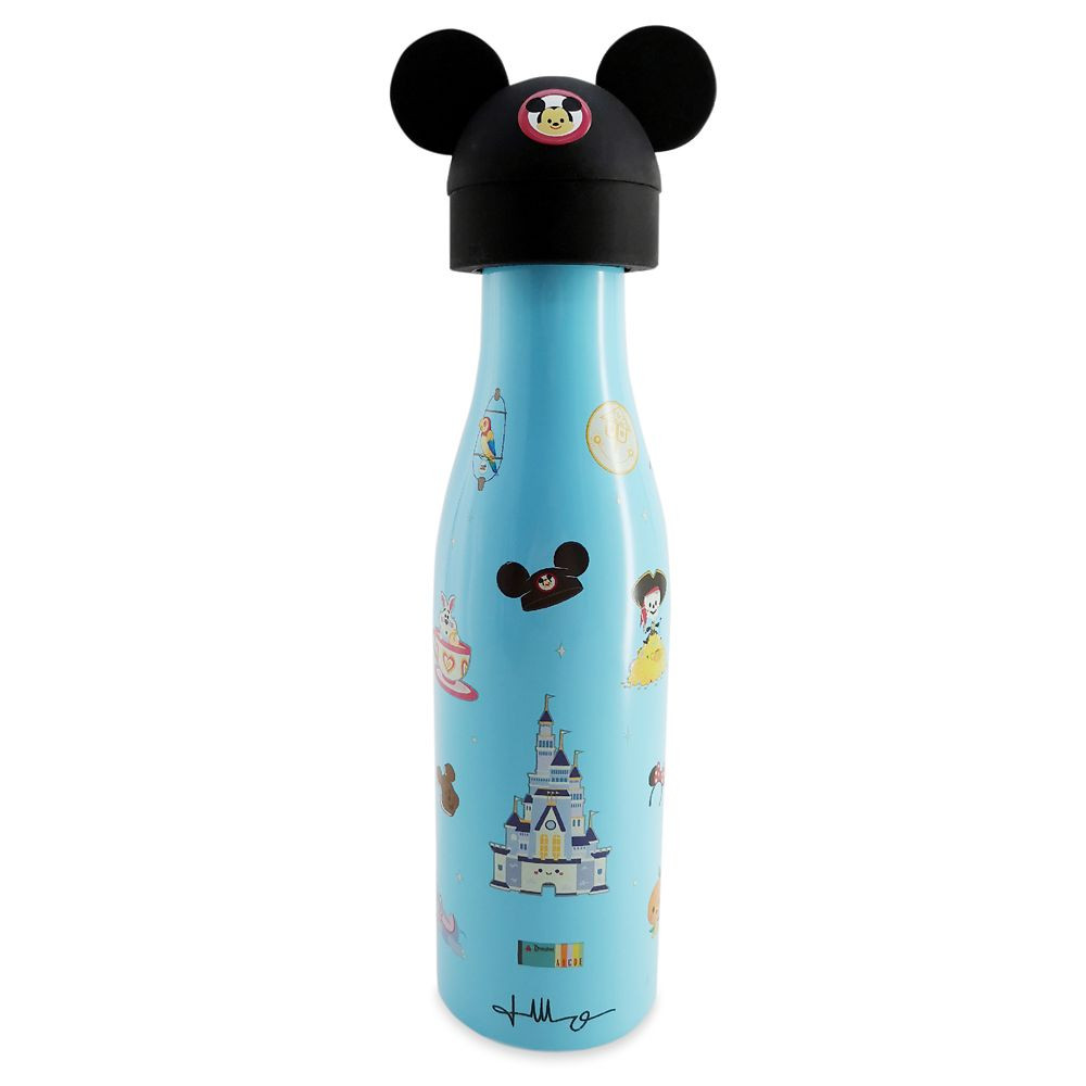 Disney Parks Stainless Steel Water Bottle and Toppers Set by Jerrod Maruyama | Disney Store