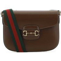 Gucci Brown Leather 1955 Horsebit Shoulder Bag | Balardi (US & Canada)